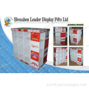 4 Sides Clothing Cardboard Pallet Displays For Promoting Pr